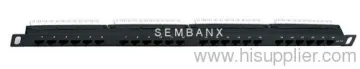 Cat6 24 Ports 0.5u Patch Panel 
