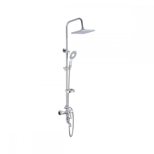 High-end Wall Mounted Antique Shower Faucet Brass Concealed Shower Set