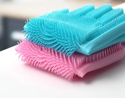 Silicone Gloves Washing Gloves Kitchen Cleaning Glove