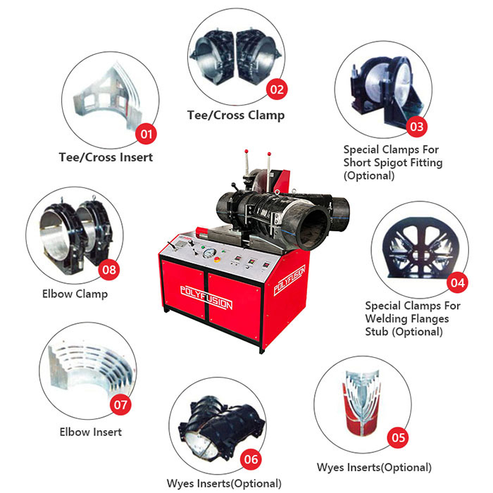HDPE Pipe Jointing Machine 315mm - Plastic Pipe Welder & Fittings Fabrication Equipment