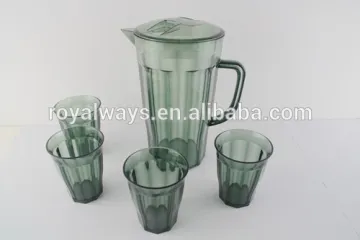 2016 plastic food safe pitcher, PS BPA free pitcher
