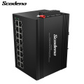 Scodeno OEM gestito POE 16port Switch Ethernet industriali