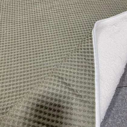 Premium 100% Cotton Waffle Sherpa Weighted Blankets for Winter