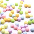 Εργοστάσιο σε χαμηλή τιμή Pastel Cute Mini Resin Macaroon Round Shape Candy Colours Flat Back Stiker for Slime Making Supplies DIY