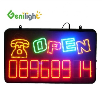 Chinese Customized LED Neon Open Sign with Lights