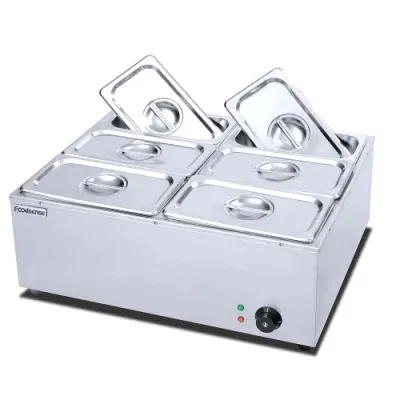 Stainless Steel Commercial Electric Buffet Hot Soup Table Counter Top Bain Marie