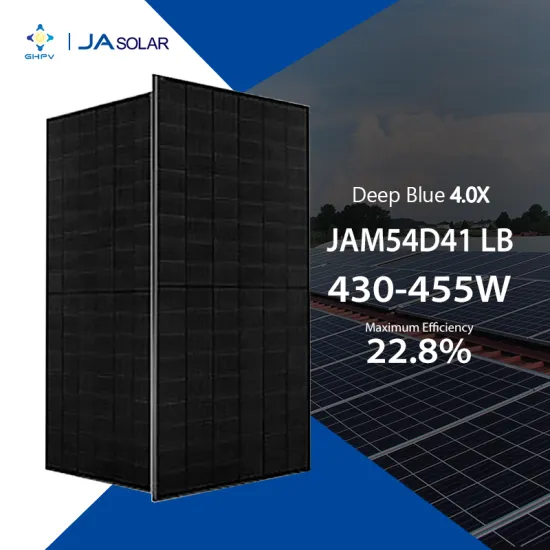 Wholesale Pricing for Tier 1 JA Solar Monocrystalline Panels: 430W, 440W, 445W, 450W, and 455W Photovoltaic Panels with Black Frame for Home Use