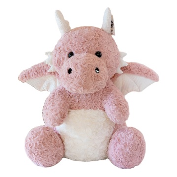 New Small Flying Dragon Plush Toy - Cute Soft Dinosaur Doll for Wholesale