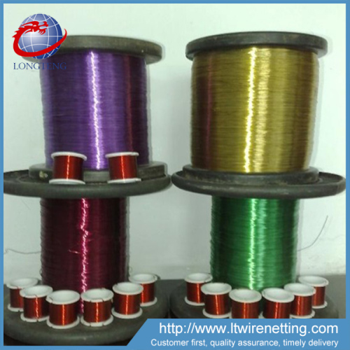 china supplier enameled colorful florist wire for jewelry