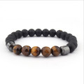 Beads Black Onyx Grind arenaceous Bracelet