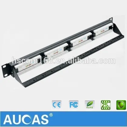 Best Buy Fast Delivery 1u Ethernet Cable Cat6 Patch Panel Wall Mount Cat6 24 Port Patch Panel