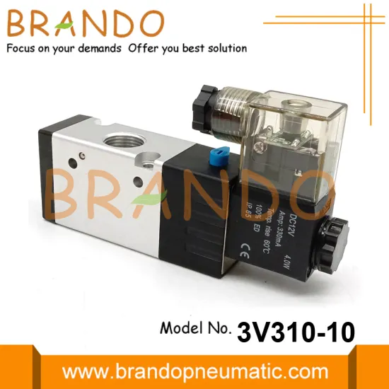 3V310-10 3 Way Pneumatic Solenoid Valve 3/8'' 12V