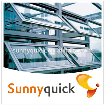 soundproof aluminium top hung window with 5 years warranty