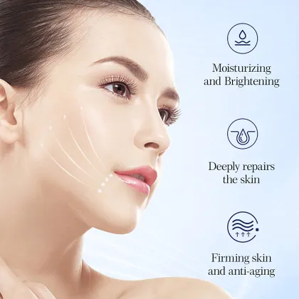 Peach Pearl Snail Facial Mask - Hydrating Shea Butter & Chamomile Hyaluronic Acid Mask