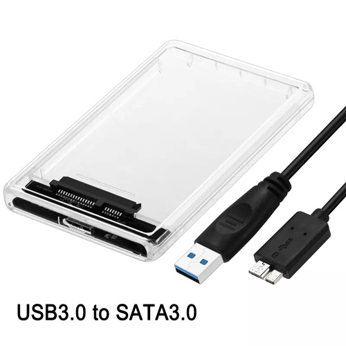 Hard Drive Enclosure 4TB Transparent Mobile External HDD Case Manufactory