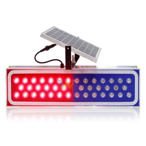 solar powered led traffic flashing strobe light