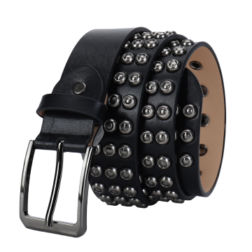 Men's Punk Rivet Belt - Heavy Metal Street Fashion Accessory