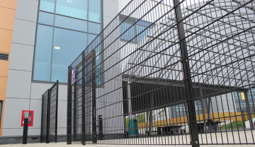 Used welded mesh double wire fence for Garden