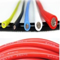 Cable de alambre aislado de goma de fibra de silicona de fibra
