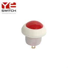YESWITCH 12mm Momentary White Waterproof Push Button Switch