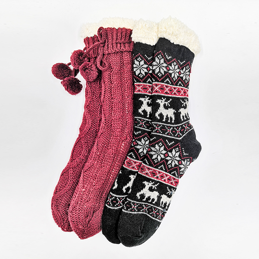 Kvinnor Sherpa Socks Chunky Home Socks