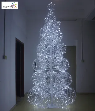 Holiday decoration make ball tree hanging ball outdoor christmas tree ball lights