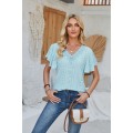 lotus Leaf sleeve Chiffon shirt
