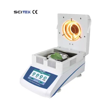 SCITEK 100g LCD Touch Screen Halogen Moisture Analyzer for Laboratory Use