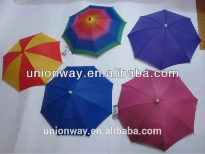 30cm sun protection head umbrella for adult and kids , hat umbrella , sun umbrella