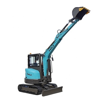 Mini escavatore da 3,5 tonnellate digger di rimorchio per trincea in Malesia