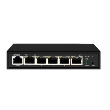 4 Portas 1000Mbps Layer 2 Managed Ethernet Switch