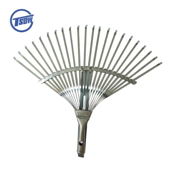 22T Galvanized Steel Scalable Garden Landscape Farming Lawn Digging Leaf Rake Head