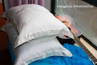silk pillow