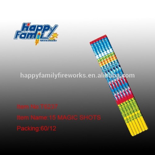 T6237 / 15 Magic Shots / Happy Family Fireworks