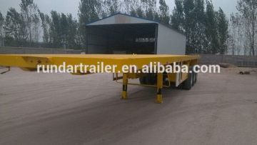 Low price most popular high quality flatbed trailer 30 ton