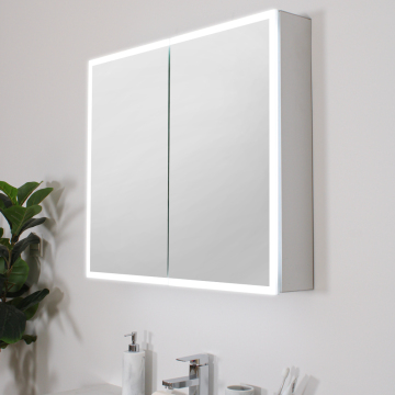 Bath Wall Mount Mirror Led Cabinet For Bathroom