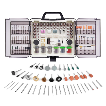 430pcs Comprehensive Rotary Tool Accessory Kit: Universal Fitment for Grinding, Polishing, and Drilling with 1/8\" (3.2mm) Shank Diameter