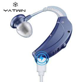 Hearing Amplifier Rechargeable Behind Ear Hearing-Aid