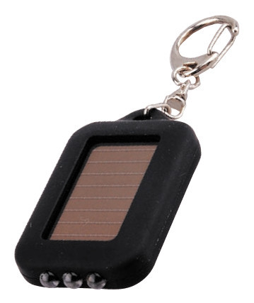 Antorcha del keychain 3LED luz solar plástico