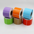 Colored rectangular Thermal stickers