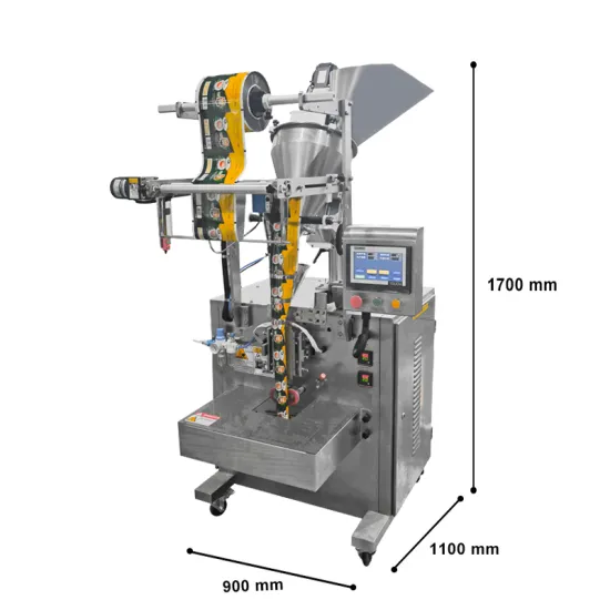 Vertical Packing Machine for High Quality Bags, Snacks, and Powders: Accurate 1Kilo to 100 Gram Conversion