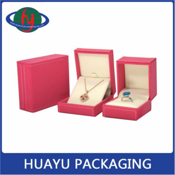 Perkahwinan Custom Plastic PU Kulit Pendant Box