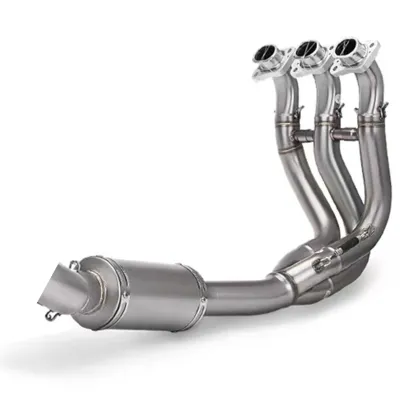 Stainless Steel Exhaust System for Triumph Trident 660 Muffler and Header Pipe