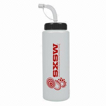 Sports Bottle with Straw Cap, 32oz