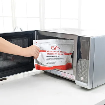 Quick Clean MicroSteam Breast Pump Parts Sterilizer Bag