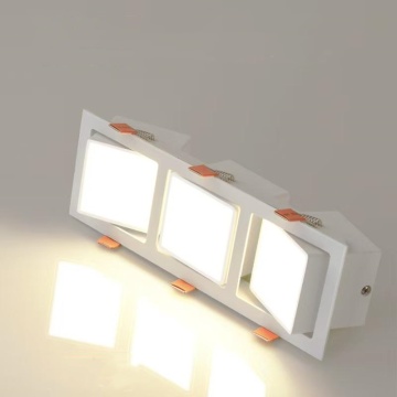 Το Jylighting οδήγησε ορθογώνια φωτιστικά: λευκά, μαύρα, μονή, διπλά και τριπλά κεφάλια για οικιακή και εμπορική χρήση
