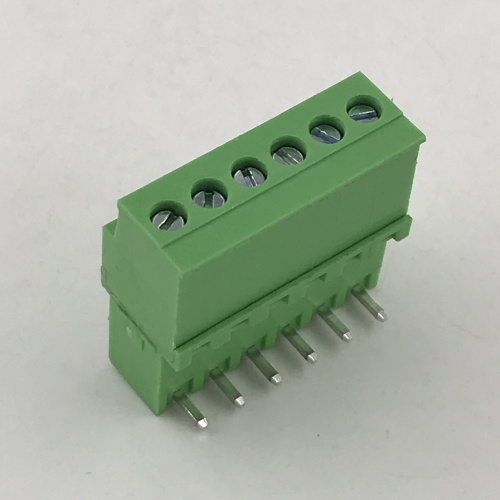 3.81MM pitch top screws vertical pluggable terminal block