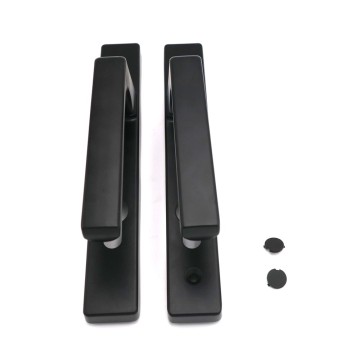 Black Zinc-Alloy Lever Door Handle
