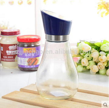 Condiment oil Bottle, Made of Glass and PP 230mL Capacity