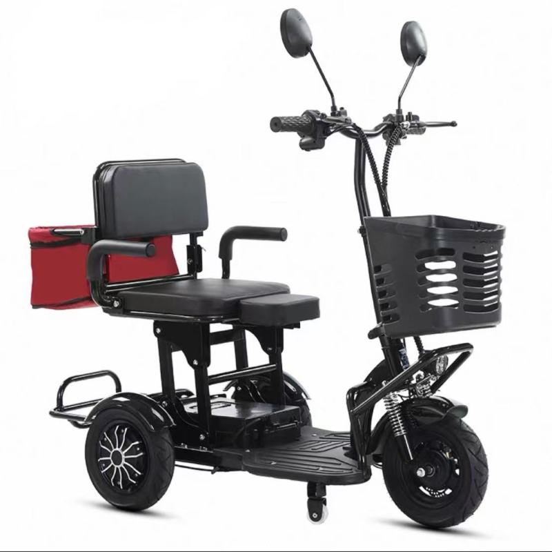 Electric tricycle can carry people at home